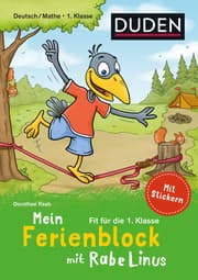 Cover of Mein Ferienblock mit Rabe Linus - Fit für die 1. Klasse