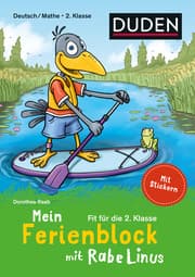 Cover of Mein Ferienblock mit Rabe Linus - Fit für die 2. Klasse