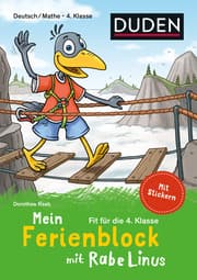 Cover of Mein Ferienblock mit Rabe Linus - Fit für die 4. Klasse