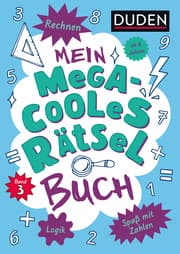 Cover of Mein megacooles Rätselbuch - Rechnen, Logik, Spaß mit Zahlen - ab 8 Jahren - Band 3